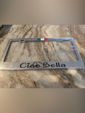 Ciao Bella Aluminum License Plate Frame